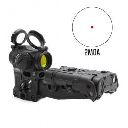 NGAL With Red Dot Sight With FAST MICRO Mount With HRF SKIFF Laser Riser