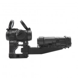 NGAL avec viseur point rouge, montage FAST et rehausse laser HRF SKIFF, ensemble 4PS