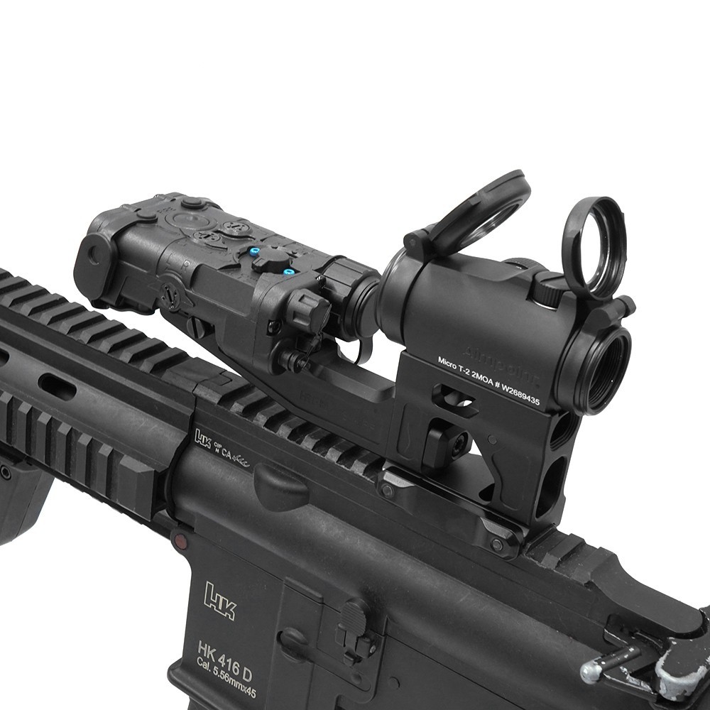 NGAL With Red Dot Sight With FAST MICRO Mount With HRF SKIFF Laser Riser