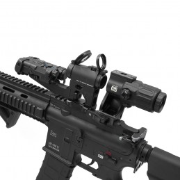 Combo 6ps NGAL com elevador laser, mira de ponto vermelho com montagem QD e magnificador G33 com montagem FTC