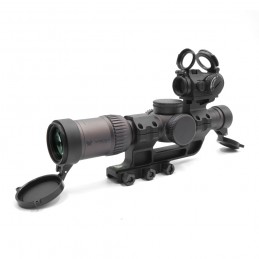 SPECPRECISION 1.93" 30mm Tube Bubble Level Mount With RZ 1-6X With T2rds Red Dot Sight Combo