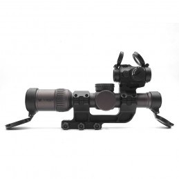 SPECPRECISION Ensemble montage à niveau à bulle 1.93" et tube 30mm, RZ 1-6X et viseur point rouge T2rds