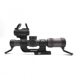 SPECPRECISION Conjunto montura con nivel de burbuja 1.93" y tubo 30mm, RZ 1-6X y visor de punto rojo T2rds