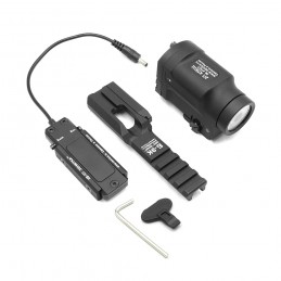 X300 Ultra Weapon Light X300U Flashlight with T-Slot Mounting Rail Black