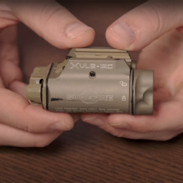 SPECPRECISION SUREFIRE XVL2-IRC Lampe et laser pour pistolet et carabine, noir et FDE pour airsoft