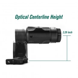 SPECPRECISION 3XMAG-1 3X Magnifier With FAST FTC QD Mount 2.26" Optical Centerline Height Combo 2PCS