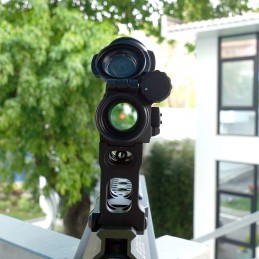 Aim Comp M5 Red Dot Sight 2 MOA Scope with LRP QD Mount 1.54'' With Full Markings