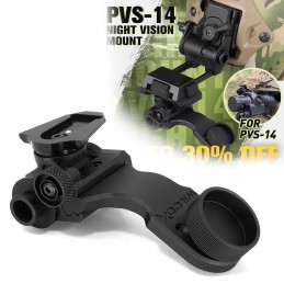 도브테일 인터페이스 슈가 있는 전술 PVS-14 암 오리지널 WILCOX 마킹이 있는 J-암 NVG 마운트
