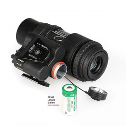 Visão noturna digital infravermelha estilo PVS-18 para caça e airsoft