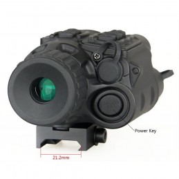 SPEC OPTICS Visão noturna digital tática multifuncional 3X com luz infravermelha IR para caça e airsoft