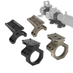 Taktik C1 12 O'Clock En 34mm Halka Boyutu Optik 34mm Tüp C1 Kapsam Dağı RMR Mikro T1 T2 Red Dot Sight Adaptörü
