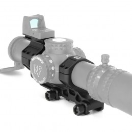 C1 Anel superior tático das 12 horas de 34mm para montagem C1 de tubo 34mm, adaptador R M R T1rds T2rds