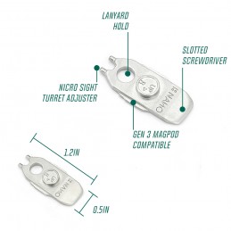 NANO-Werkzeug mit NANO Carrier für Picatinny oder M-lok