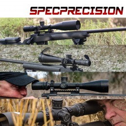 SPECPRECISION NXS 5.5-22x56 FFP ZeroStop Mil-R ライフルスコープ 30mm チューブ RifleScope サンシェード付き|SPECPRECISION TACTICAL GEARライフルスコープ