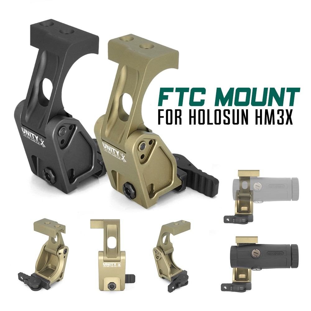 SPECPRECISION FAST FTC QD Mount For Holosun HM3X Magnifier 2.26″ Opitcal Centerline Height