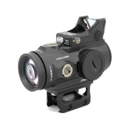 SPITFIRE HD GEN II 5X PRISM SCOPE AR-BDC4 5.56 Reticle Fully multi-coated FMC LENS with RGW Grace Optics M1 Red Dot Sight