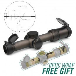 SPECPRECISION Yükseltilmiş RAZOR HD GEN2-E 1-6X24 LPVO Tüfek Dürbünü, OPTİK KAPLAMALI