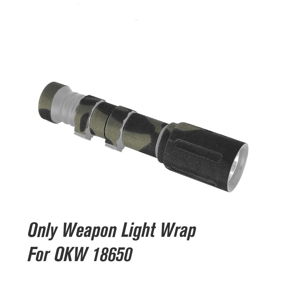 OKW 18650 Revestimento adesivo de camuflagem e proteção para lanterna de arma OKW 18650 Revestimento adesivo de camuflagem e proteção para lanterna de arma