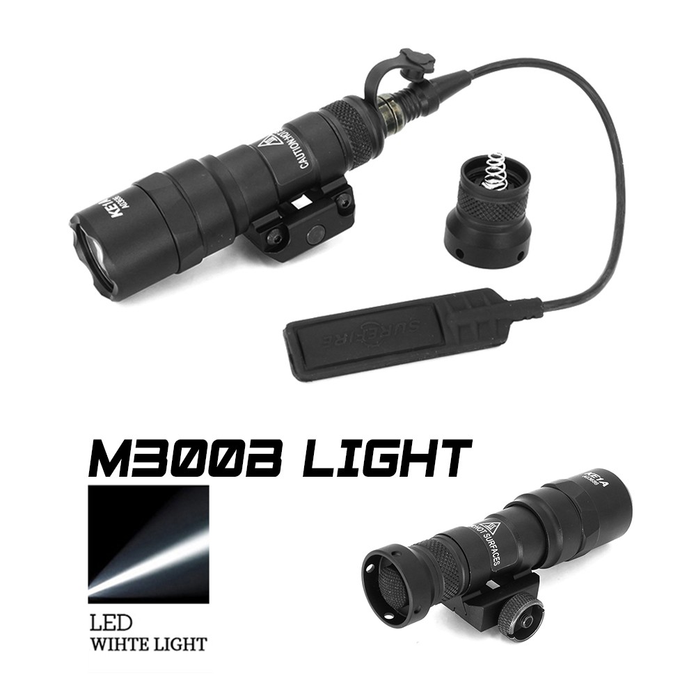 Sotac Gear M300B Scout Light 500 루멘 소총 Weaponlight 검정 및 FDE 색상,SPECPRECISION TACTICAL GEAR전술 조명