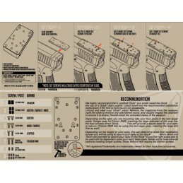 Tactical Glock Universal Mount Plate Tactical Glock Universal Mount Plate