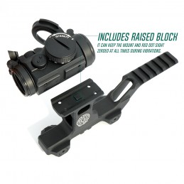 SPECPRECISION Three Hole Brcaket Lanyard With NVG Shroud Wilcox Mount