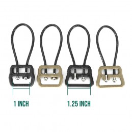 SPECPRECISION BFG ULoop Evrensel Tel Döngü 1,25 inç genişliğinde Siyah ve Tan Renkleri SPECPRECISION BFG ULoop Evrensel Tel Döngü 1,25 inç genişliğinde Siyah ve Tan Renkleri
