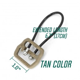 SPECPRECISION BFG ULoop Universal Wire Loop 1.25" wide Black And Tan Colors SPECPRECISION BFG ULoop Universal Wire Loop 1.25" wide Black And Tan Colors