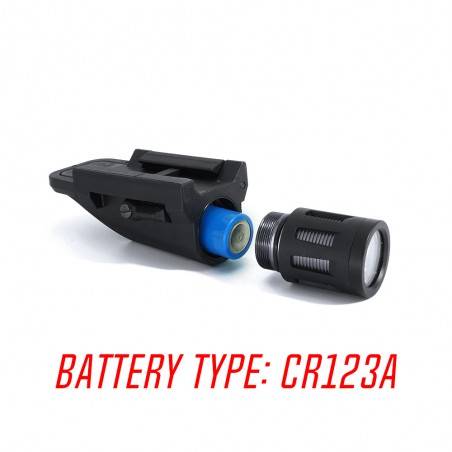 thumbnail image 2 of 400 Lumen Tactical Weapon Mounted LED Light – White WML, Rail Mount, Rifle 2 of 6