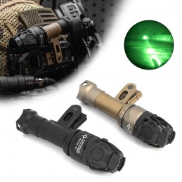 AK-SD Flashlight with Remove Switch Rail Mount Airsoft Weapon Light Hunting Rifle Pistol Gun Light Black
