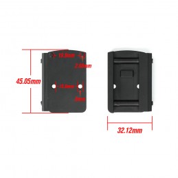 SPECPRECISION Montagem tática Picatinny baixa com base original para mira de ponto vermelho
