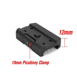 SPECPRECISION Tactical Standard LOW Picatinny Rail Mount w/Original Footprint For Red Dot Sight