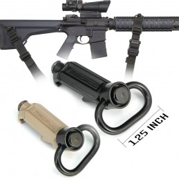 전술 AR-15 RSA QD 레일 슬링 마운트 부착물(1.25인치 QD 슬링 컵 포함)