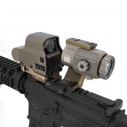 SPECPRECISION G43 3X Magnifier with OMNI FTC Mount At 2.26" Optical Centerline Height FDE Color Combo