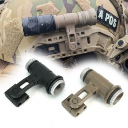 2023Ver. SPECPrecision M-Ax Mount OPS-CORE Rail And and Galvion Helmets Rail Compatible with KIJI And SureFire