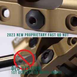 SPECPRECISION 2023Ver.独自の FAST QD ナットを備えた新しい FAST QD レバー マウント|SPECPRECISIONスコープマウント SPECPRECISION 2023Ver.独自の FAST QD ナットを備えた新しい FAST QD レバー マウント|SPECPRECISIONスコープマウント