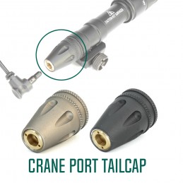 Surefire M300 M600 시리즈 OKW PLHV2 무기 라이트용 전술 크레인 유형 인터페이스 손전등 Tailcap