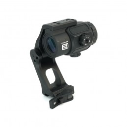 G43 Taktische 3X-Vergrößerungsoptik mit OMNI-FTC-Montage, Achsenhöhe 2.91", Set Schwarz/FDE