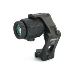 G43 Taktische 3X-Vergrößerungsoptik mit OMNI-FTC-Montage, Achsenhöhe 2.91", Set Schwarz/FDE