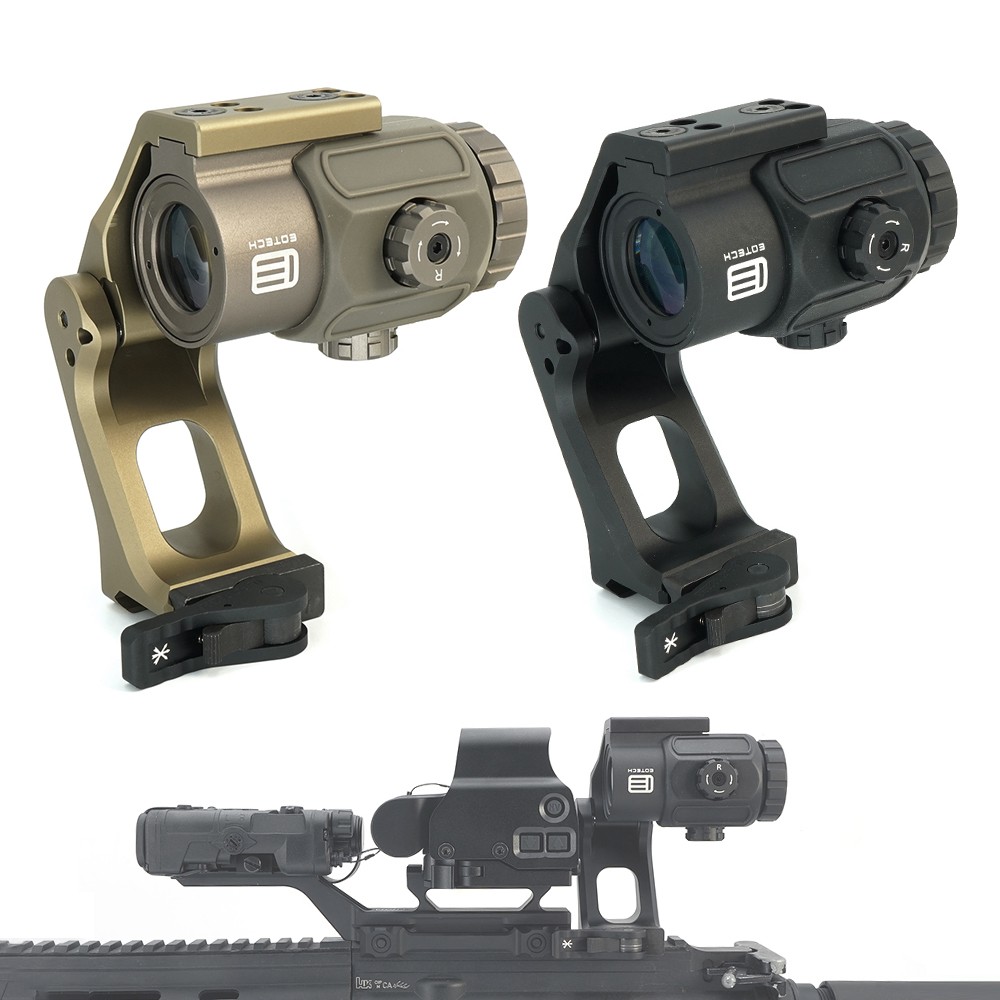 Tactical G43 3X Magnifier & GBRS OMNI FTC Mount At 2.91" Centerline Height Black/FDE Combo|SPECPRECISION TACTICAL GEARコンボ