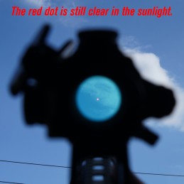 HOLYWARRIOR HWO SX Solar Red Dot Sight w/ Leap 1.93" QD Mount