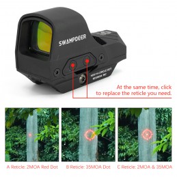 SWAMPDEER Optics HD 511A レッドドットサイト 2MOA & 35MOA ドットサイズ|SPECPRECISION TACTICAL GEARレッドドットサイト