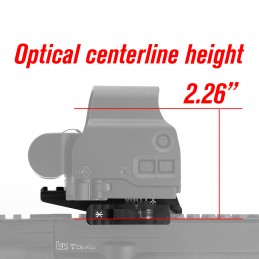 FAST Optics Riser Mount & QD Lever Combo For Exps3 Holographic Sight At 2.26" Centerline Height|SPECPRECISION TACTICAL GEARスコープマウント