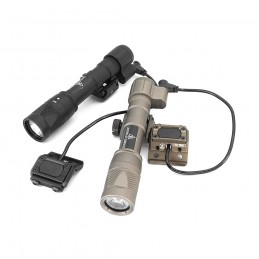 SF M622V Flashlight Vampire Scout Light Visible/IR LED Weapon Light with DS07 Switch And QD ADM Picatinny Rail Rifle Mount