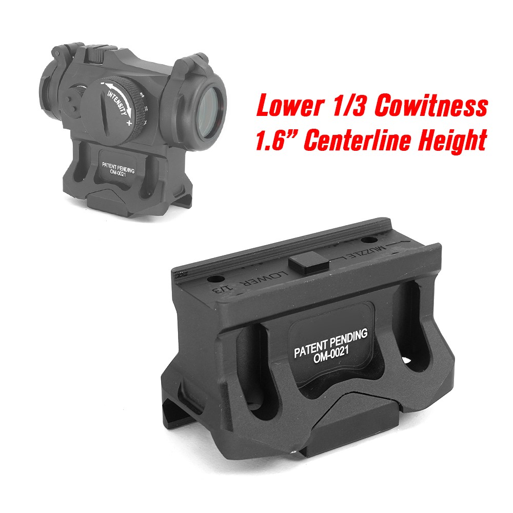 Tactical BCM Lower 1/3 Cowitness Optic Mount For AR15 Picatinny Rail Accessories