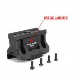 Tactical BCM Montura óptica de cotestigo inferior 1/3 para raíl Picatinny AR15