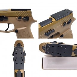 VFC P320 / M17 / M18 Placa de montaje de punto rojo para pistolas de airsoft VFC P320 / M17 / M18 Placa de montaje de punto rojo para pistolas de airsoft