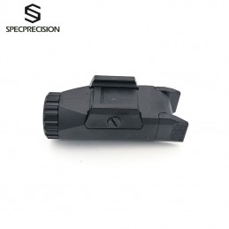 APL-C Ultra Weapon Light Mini Pistol Light Constant/Momentary/Strobe Compact Mounted for Full Size Pistol Black