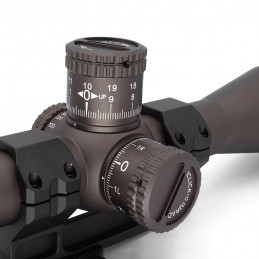 SPECPRECISION ED 6-24X50mm FFP 34mm Tube Riflescope Red Illumination Zero stop MARD Reticle FDE Color SPECPRECISION ED 6-24X50mm FFP 34mm Tube Riflescope Red Illumination Zero stop MARD Reticle FDE Color