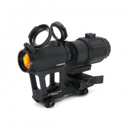 SPECPRECISION G43 3X Magnificateur avec montage OMNI FTC, axe optique de 2.26", ensemble FDE
