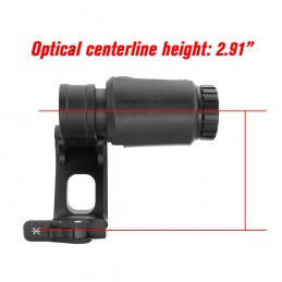 SOTAC 3X-C Magnificador 3X y montura FTC de 2.91" 30mm, conjunto